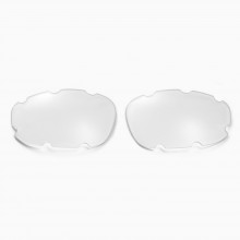 Walleva Clear Non-Polarized Replacement Vented Lenses for Oakley Split Jacket (OO9099 Series) Sunglasses